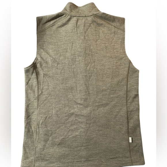 Minus 33 Granite Green Expedition Wilderness Wool Vest Full-zip Mockneck - Picture 7 of 11